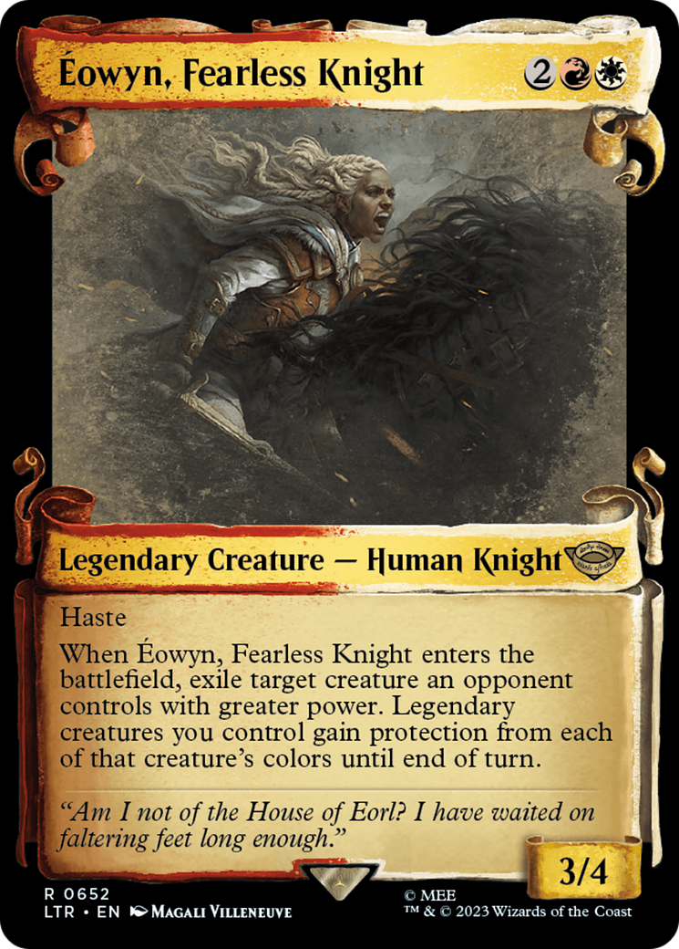 Eowyn, Fearless Knight [The Lord of the Rings: Tales of Middle-Earth Showcase Scrolls] | Kessel Run Games Inc. 