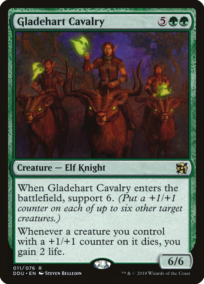 Gladehart Cavalry [Duel Decks: Elves vs. Inventors] | Kessel Run Games Inc. 