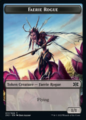 Faerie Rogue // Vampire Double-Sided Token [Double Masters 2022 Tokens] | Kessel Run Games Inc. 