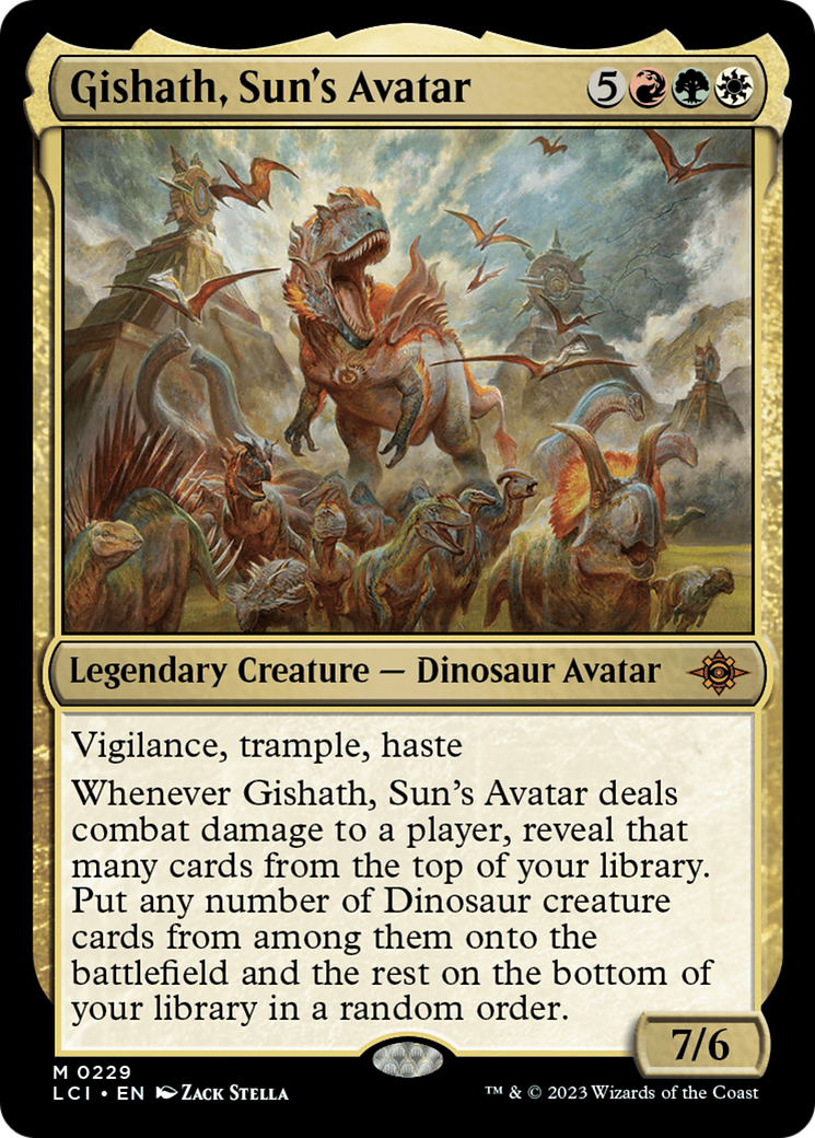 Gishath, Sun's Avatar [The Lost Caverns of Ixalan] | Kessel Run Games Inc. 