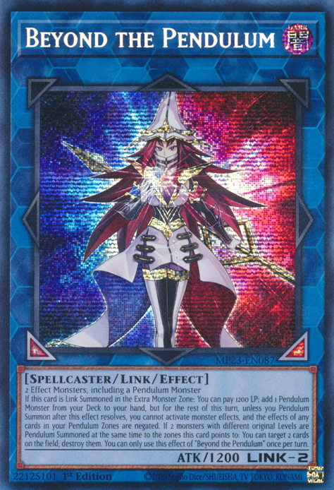 Beyond the Pendulum [MP23-EN087] Prismatic Secret Rare | Kessel Run Games Inc. 