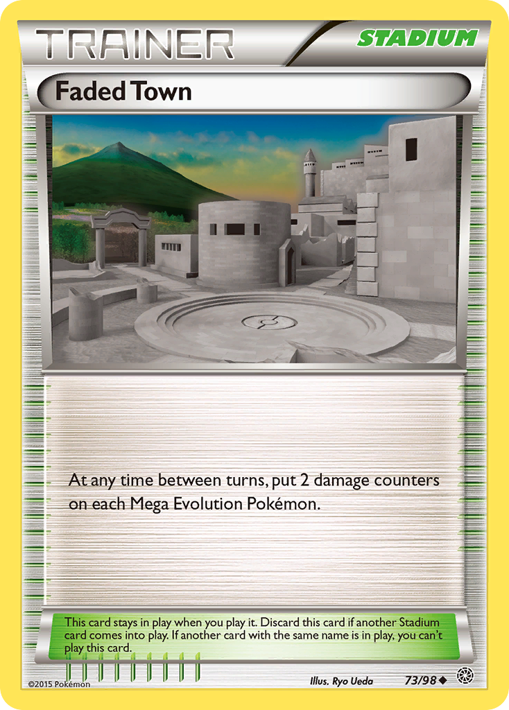 Faded Town (73/98) [XY: Ancient Origins] | Kessel Run Games Inc. 
