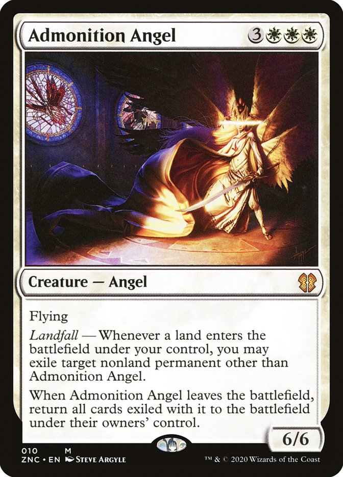 Admonition Angel [Zendikar Rising Commander] | Kessel Run Games Inc. 