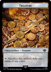 Treasure // Wraith Double-Sided Token [The Lord of the Rings: Tales of Middle-Earth Commander Tokens] | Kessel Run Games Inc. 