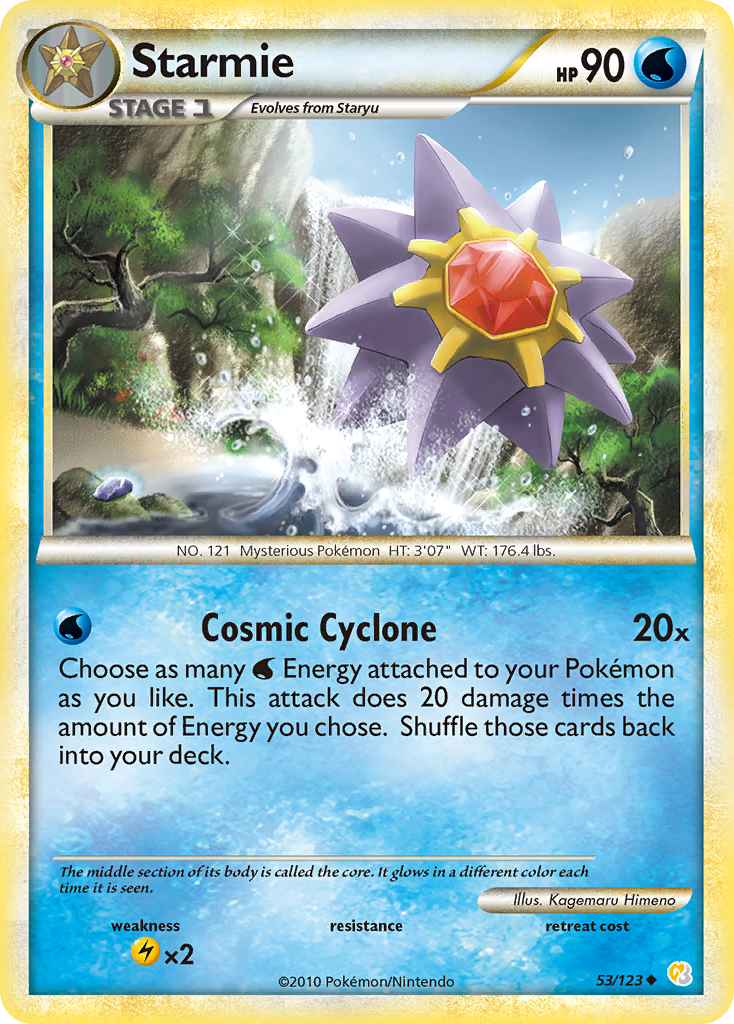 Starmie (53/123) [HeartGold & SoulSilver: Base Set] | Kessel Run Games Inc. 