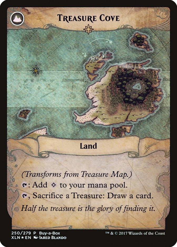 Treasure Map // Treasure Cove (Buy-A-Box) [Ixalan Treasure Chest] | Kessel Run Games Inc. 