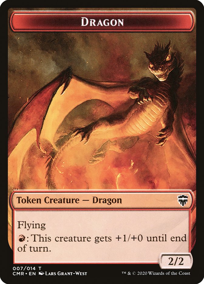 Dragon Token [Commander Legends Tokens] | Kessel Run Games Inc. 