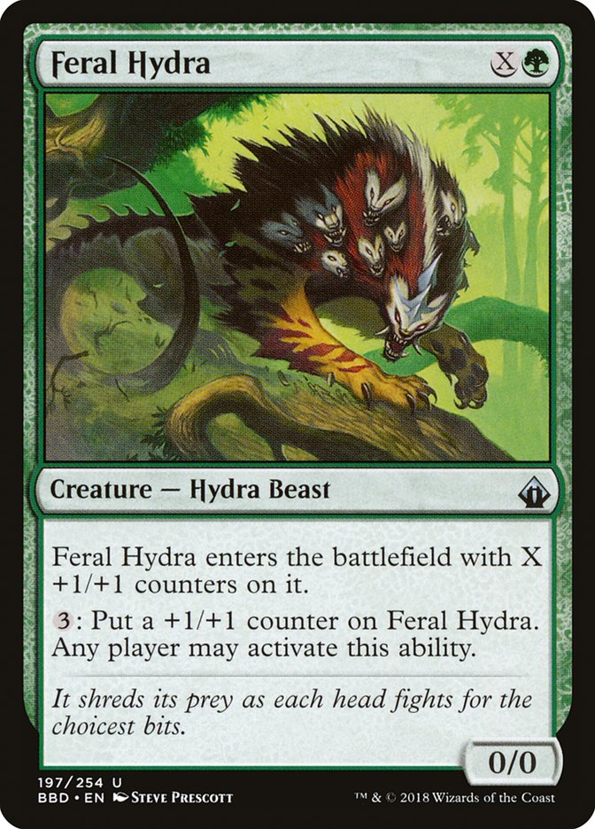 Feral Hydra [Battlebond] | Kessel Run Games Inc. 