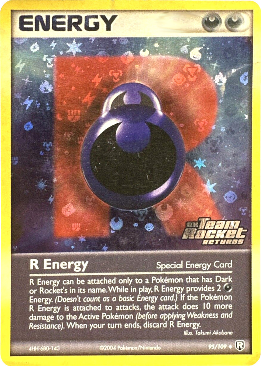 R Energy (95/109) (Stamped) [EX: Team Rocket Returns] | Kessel Run Games Inc. 