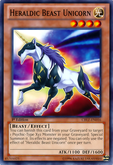 Heraldic Beast Unicorn [CBLZ-EN016] Common | Kessel Run Games Inc. 