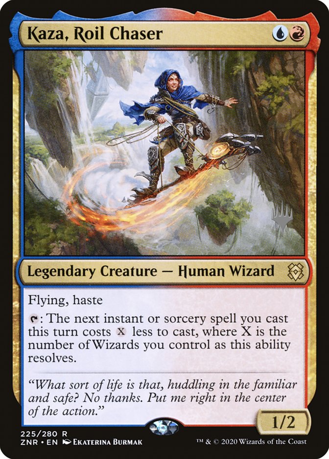 Kaza, Roil Chaser (Promo Pack) [Zendikar Rising Promos] | Kessel Run Games Inc. 