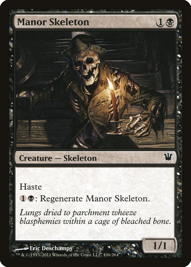 Manor Skeleton [Innistrad] | Kessel Run Games Inc. 