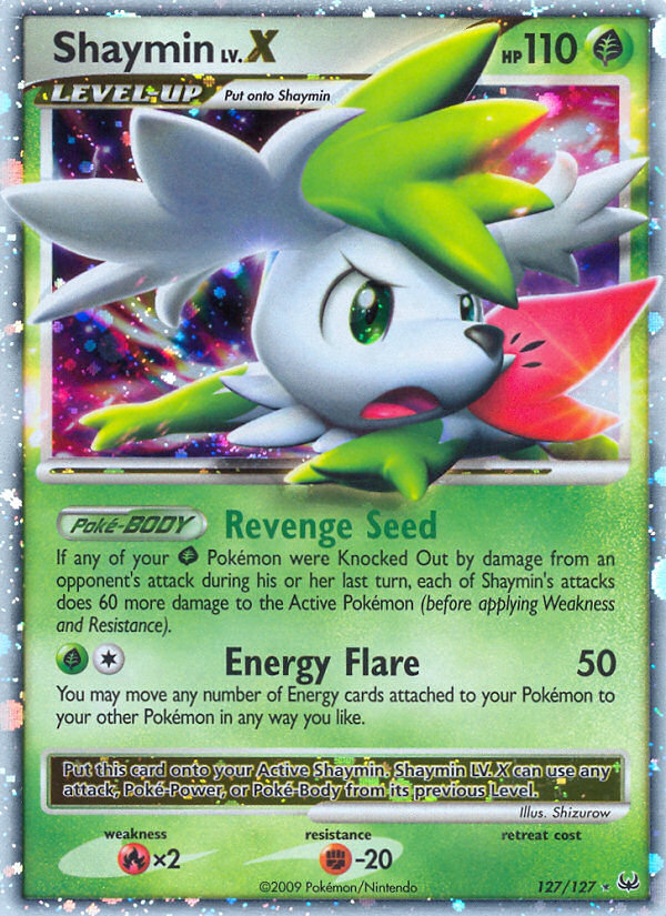 Shaymin LV.X (127/127) [Platinum: Base Set] | Kessel Run Games Inc. 