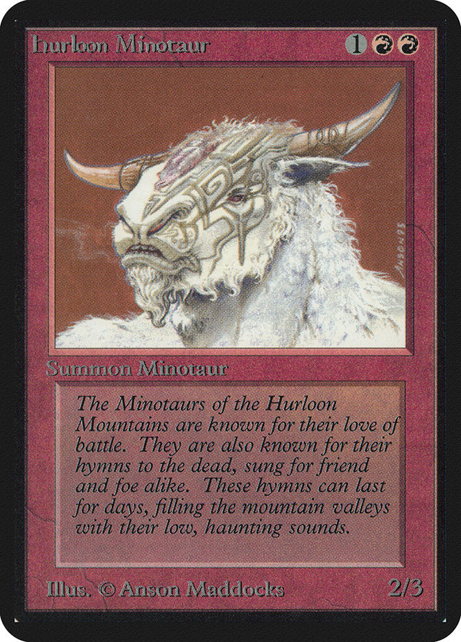 Hurloon Minotaur [Alpha Edition] | Kessel Run Games Inc. 