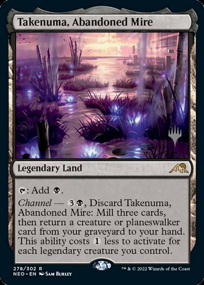 Takenuma, Abandoned Mire (Promo Pack) [Kamigawa: Neon Dynasty Promos] | Kessel Run Games Inc. 