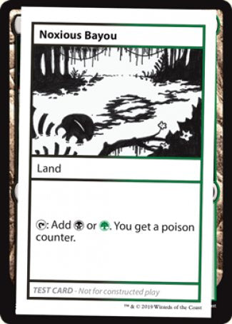 Noxious Bayou (2021 Edition) [Mystery Booster Playtest Cards] | Kessel Run Games Inc. 
