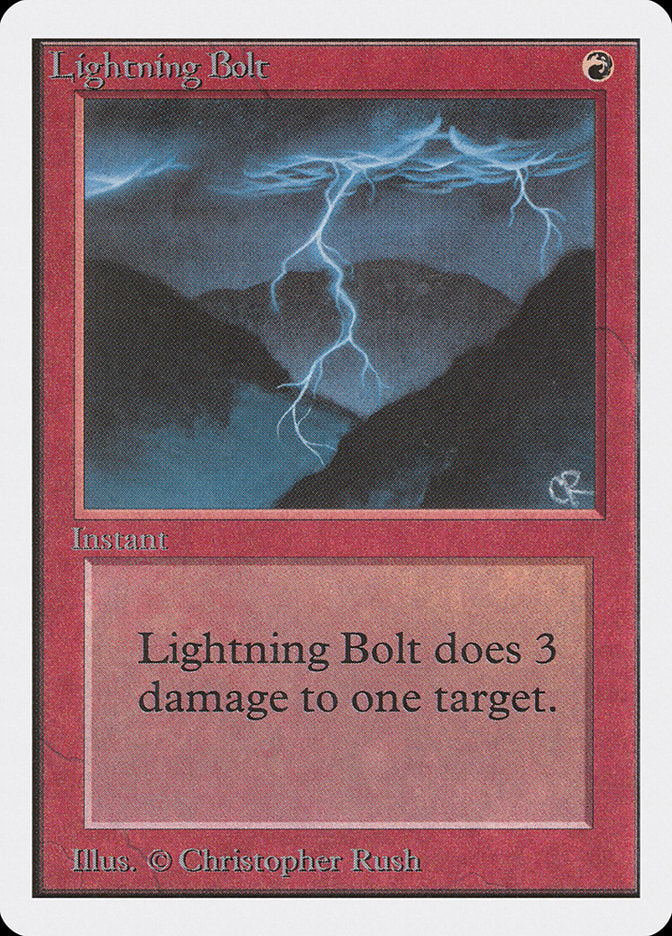 Lightning Bolt [Unlimited Edition] | Kessel Run Games Inc. 