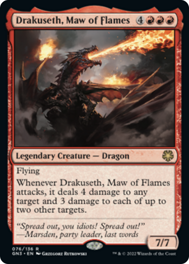 Drakuseth, Maw of Flames [Game Night: Free-for-All] | Kessel Run Games Inc. 