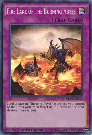 Fire Lake of the Burning Abyss (SE) [NECH-ENS12] Super Rare | Kessel Run Games Inc. 
