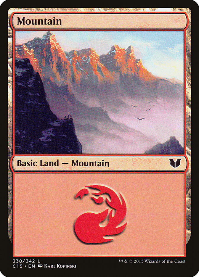 Mountain (338) [Commander 2015] | Kessel Run Games Inc. 