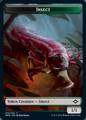 Clue (15) // Insect Double-Sided Token [Modern Horizons 2 Tokens] | Kessel Run Games Inc. 