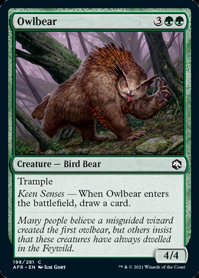 Owlbear [Dungeons & Dragons: Adventures in the Forgotten Realms] | Kessel Run Games Inc. 