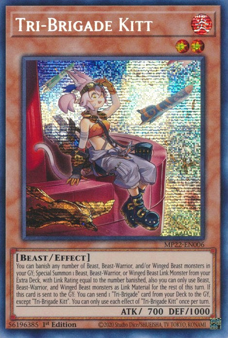 Tri-Brigade Kitt [MP22-EN006] Prismatic Secret Rare | Kessel Run Games Inc. 