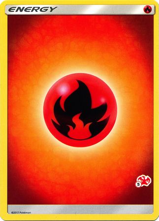 Fire Energy (Charizard Stamp #5) [Battle Academy 2020] | Kessel Run Games Inc. 