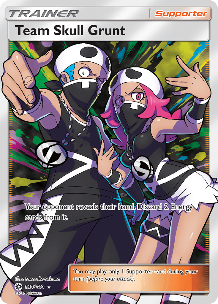 Team Skull Grunt (149/149) [Sun & Moon: Base Set] | Kessel Run Games Inc. 