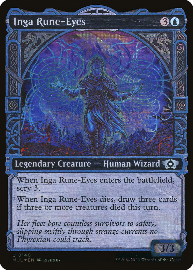 Inga Rune-Eyes (Halo Foil) [Multiverse Legends] | Kessel Run Games Inc. 