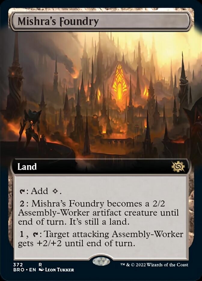 Mishra's Foundry (Extended Art) [The Brothers' War] | Kessel Run Games Inc. 