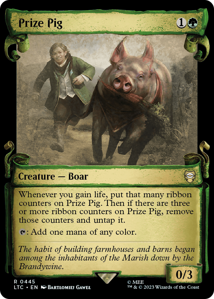 Prize Pig [The Lord of the Rings: Tales of Middle-Earth Commander Showcase Scrolls] | Kessel Run Games Inc. 