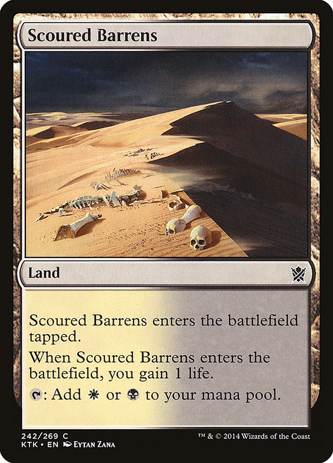 Scoured Barrens [Khans of Tarkir] | Kessel Run Games Inc. 