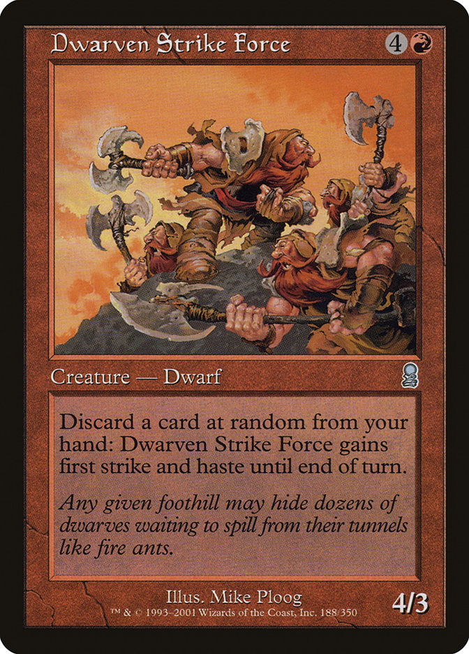 Dwarven Strike Force [Odyssey] | Kessel Run Games Inc. 