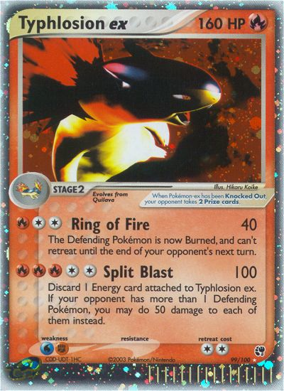 Typhlosion ex (99/100) [EX: Sandstorm] | Kessel Run Games Inc. 