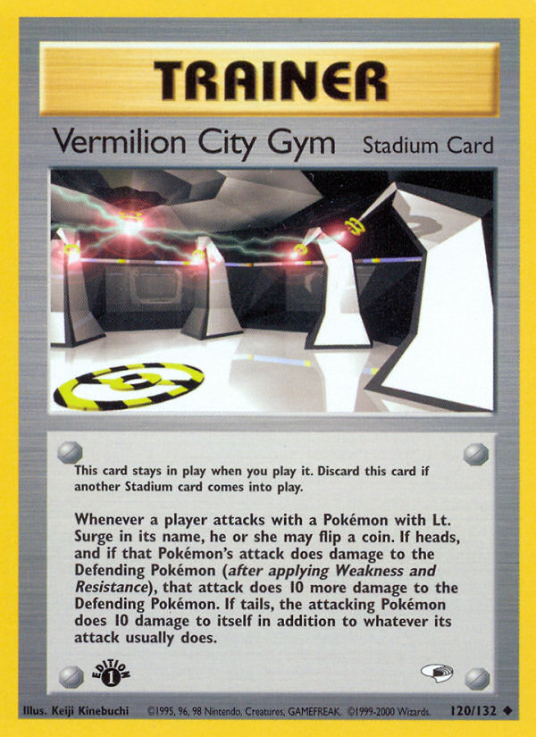 Vermilion City Gym (120/132) [Gym Heroes 1st Edition] | Kessel Run Games Inc. 