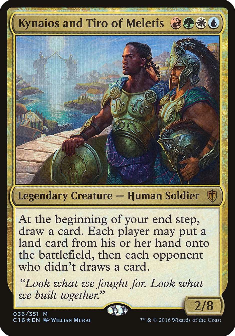 Kynaios and Tiro of Meletis (Oversized) [Commander 2016 Oversized] | Kessel Run Games Inc. 