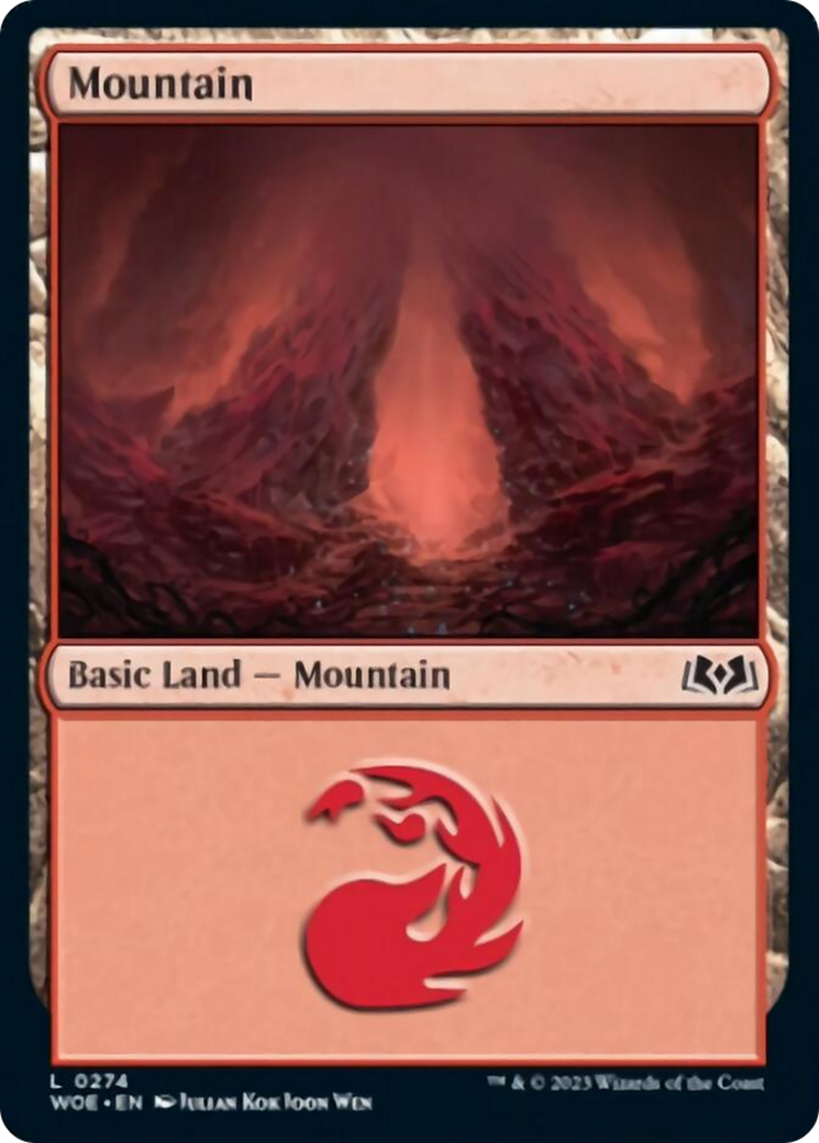 Mountain (0274) [Wilds of Eldraine] | Kessel Run Games Inc. 