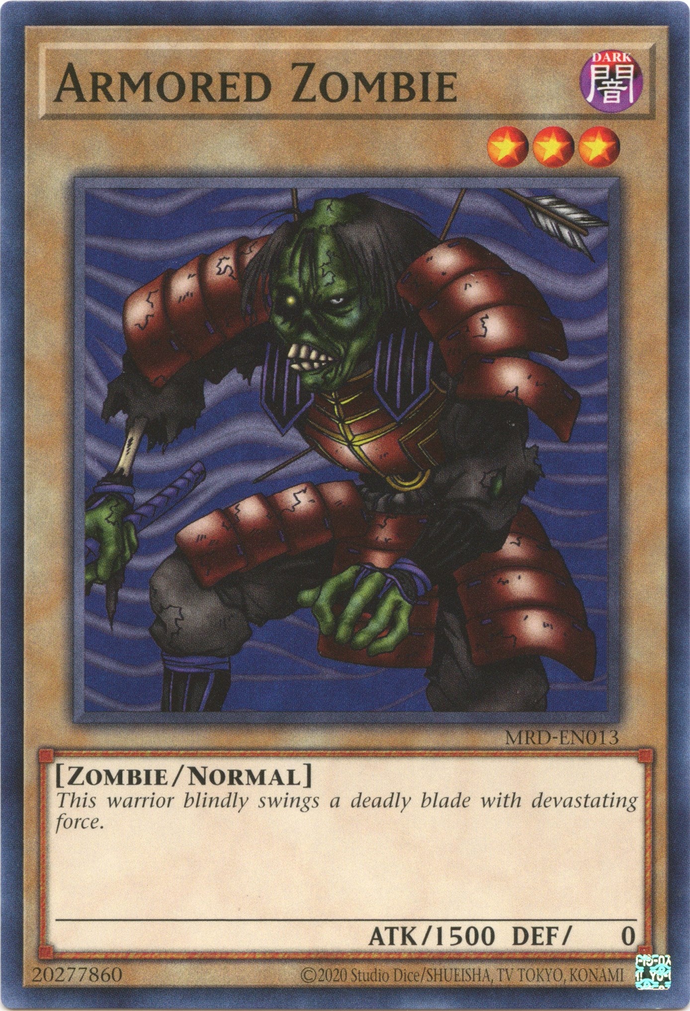 Armored Zombie (25th Anniversary) [MRD-EN013] Common | Kessel Run Games Inc. 