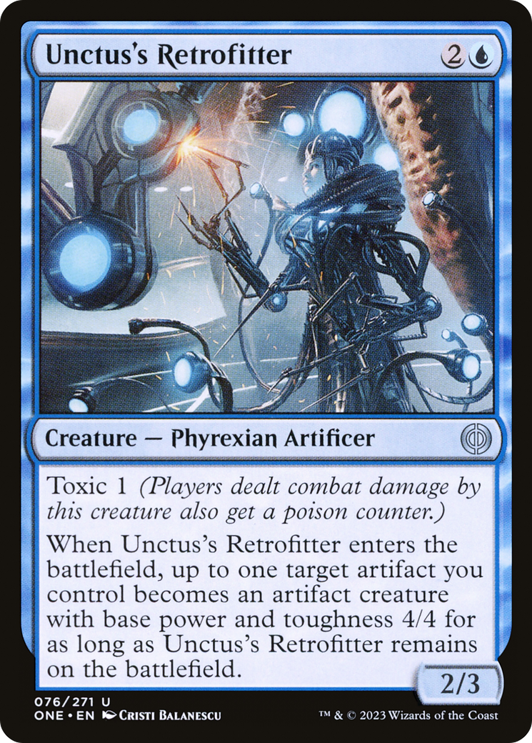 Unctus's Retrofitter [Phyrexia: All Will Be One] | Kessel Run Games Inc. 