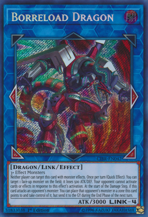 Borreload Dragon [CIBR-EN042] Secret Rare | Kessel Run Games Inc. 