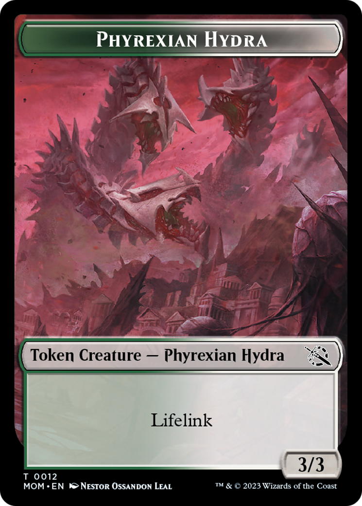 Elemental (2) // Phyrexian Hydra (12) Double-Sided Token [March of the Machine Tokens] | Kessel Run Games Inc. 