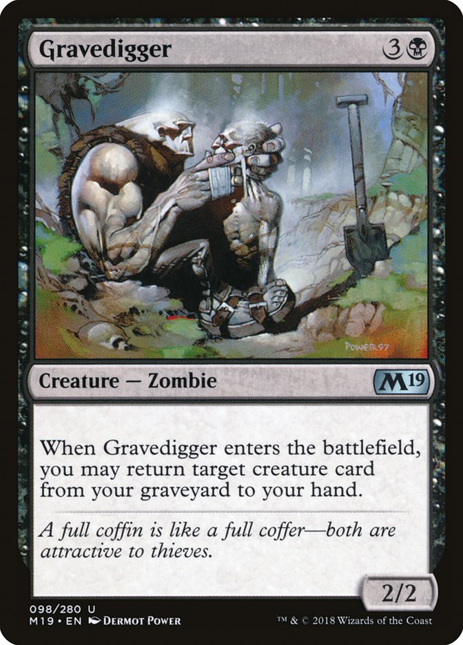 Gravedigger [Core Set 2019] | Kessel Run Games Inc. 