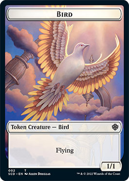 Bird // Faerie Double-Sided Token [Starter Commander Decks] | Kessel Run Games Inc. 
