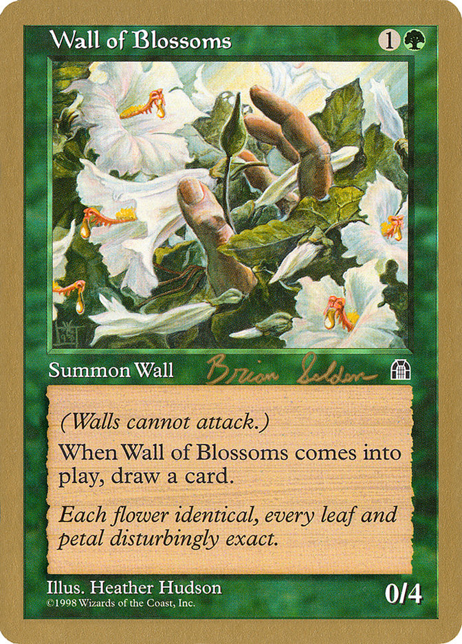 Wall of Blossoms (Brian Selden) [World Championship Decks 1998] | Kessel Run Games Inc. 