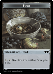 Faerie // Food (0013) Double-Sided Token [Wilds of Eldraine Tokens] | Kessel Run Games Inc. 