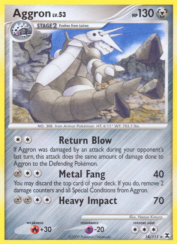 Aggron (14/111) [Platinum: Rising Rivals] | Kessel Run Games Inc. 