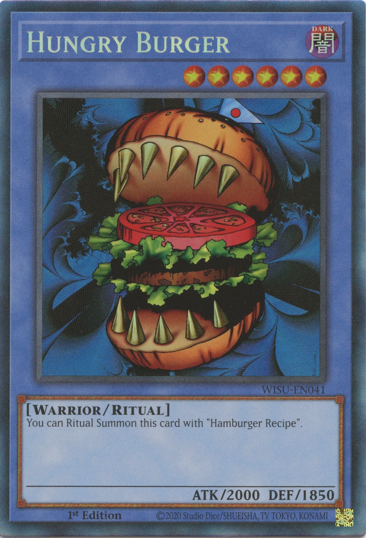Hungry Burger [WISU-EN041] Collector's Rare | Kessel Run Games Inc. 