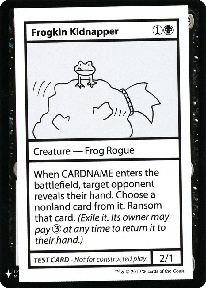 Frogkin Kidnapper [Mystery Booster Playtest Cards] | Kessel Run Games Inc. 