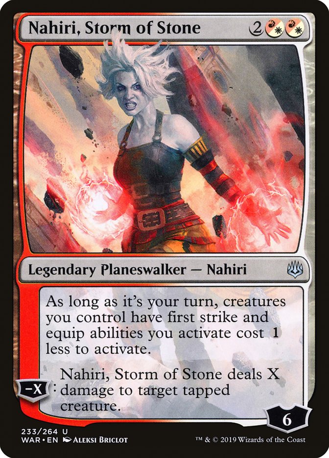 Nahiri, Storm of Stone [War of the Spark] | Kessel Run Games Inc. 